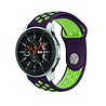 Strap-it® Strap-it Samsung Galaxy Watch 46mm Sportarmband (Lila /Grün) Strap-it® Strap-it Samsung Galaxy Watch 46mm Sportarmband (Lila /Grün)