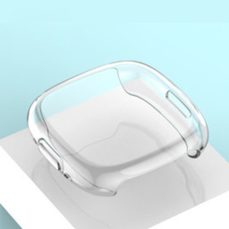 Strap-it Fitbit Versa 4 / Sense 2 TPU Hülle (Transparent) Strap-it Fitbit Versa 4 / Sense 2 TPU Hülle (Transparent)