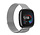 Strap-it Fitbit Versa 4 Milanese Armband (Silber)