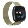 Strap-it® Strap-it Fitbit Versa 4 Milanese Armband (Champagner) Strap-it® Strap-it Fitbit Versa 4 Milanese Armband (Champagner)