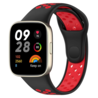 Strap-it® Strap-it Redmi Watch 3 Sport Armband (Schwarz/Rot) Strap-it® Strap-it Redmi Watch 3 Sport Armband (Schwarz/Rot)