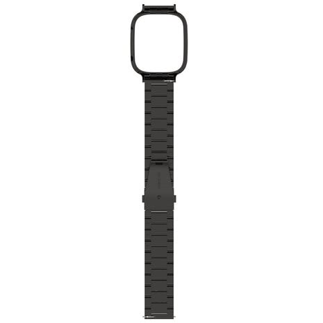 Strap-it® Strap-it Redmi Watch 3 Stahlarmband (Schwarz) Strap-it® Strap-it Redmi Watch 3 Stahlarmband (Schwarz)