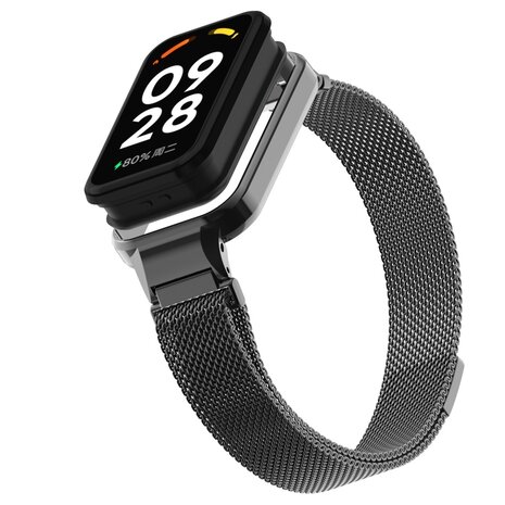 Strap-it® Strap-it Xiaomi Redmi Smart Band 2 Milanaise Armband (Schwarz) Strap-it® Strap-it Xiaomi Redmi Smart Band 2 Milanaise Armband (Schwarz)