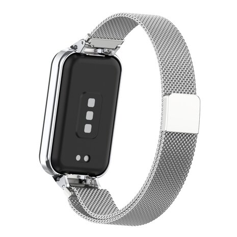 Strap-it® Strap-it Xiaomi Redmi Smart Band 2 Milanaise Armband (Silber) Strap-it® Strap-it Xiaomi Redmi Smart Band 2 Milanaise Armband (Silber)