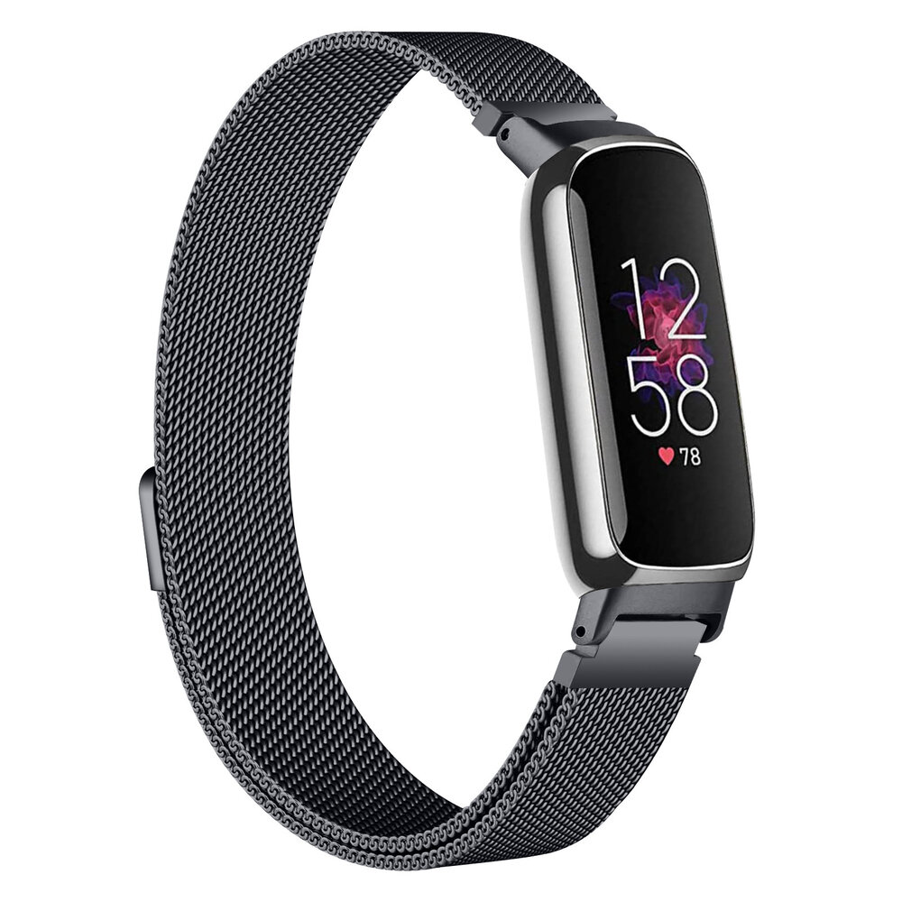 Fitbit Inspire 3 Milanaise Armband (Schwarz) Smartwatcharmbaender.de