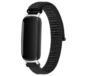Strap-it® Fitbit Inspire 3 Nylon Armband (Schwarz) Strap-it® Fitbit Inspire 3 Nylon Armband (Schwarz)