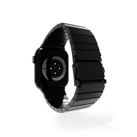 Strap-it® Strap-it Apple Watch Premium Titanarmband (Schwarz)