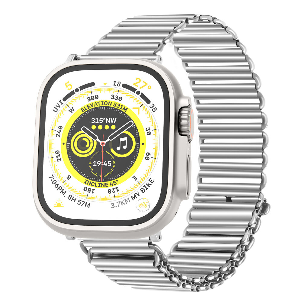 Strap-it® Strap-it Apple Watch Stahlarmband Loop (Silber) Strap-it® Strap-it Apple Watch Stahlarmband Loop (Silber)
