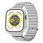 Strap-it® Strap-it Apple Watch Stahlarmband Loop (Silber)