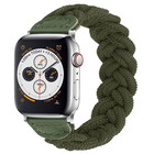 Strap-it® Strap-it Apple Watch gedrehtes Nylonarmband (Armeegrün)