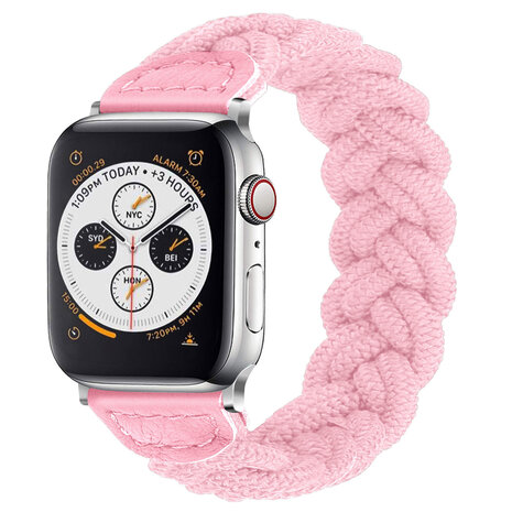 Strap-it® Strap-it Apple Watch gedrehtes Nylonarmband (Rosa) Strap-it® Strap-it Apple Watch gedrehtes Nylonarmband (Rosa)