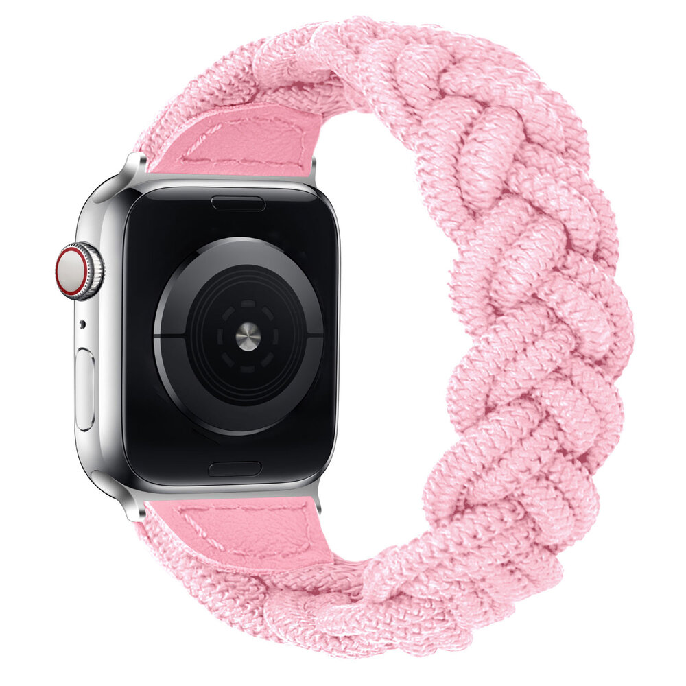 Strap-it® Strap-it Apple Watch gedrehtes Nylonarmband (Rosa) Strap-it® Strap-it Apple Watch gedrehtes Nylonarmband (Rosa)