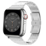 Strap-it® Apple Watch Premium Stahlarmband (Silber) Strap-it® Apple Watch Premium Stahlarmband (Silber)