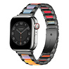 Strap-it® Strap-it Apple Watch Stahl-Harzarmband (Schwarz/Bunt) Strap-it® Strap-it Apple Watch Stahl-Harzarmband (Schwarz/Bunt)