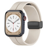 Strap-it® Apple Watch magnetisch D-Buckle Armband (Sandweiß) Strap-it® Apple Watch magnetisch D-Buckle Armband (Sandweiß)