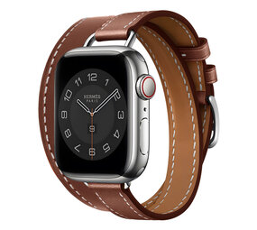 Strap-it® Apple Watch Double Tour Lederarmband (Braun) Strap-it® Apple Watch Double Tour Lederarmband (Braun)