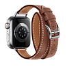 Strap-it® Strap-it Apple Watch Double Tour Lederarmband (Braun) Strap-it® Strap-it Apple Watch Double Tour Lederarmband (Braun)