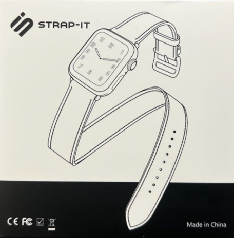 Strap-it® Strap-it Apple Watch Double Tour Lederarmband (Schwarz) Strap-it® Strap-it Apple Watch Double Tour Lederarmband (Schwarz)