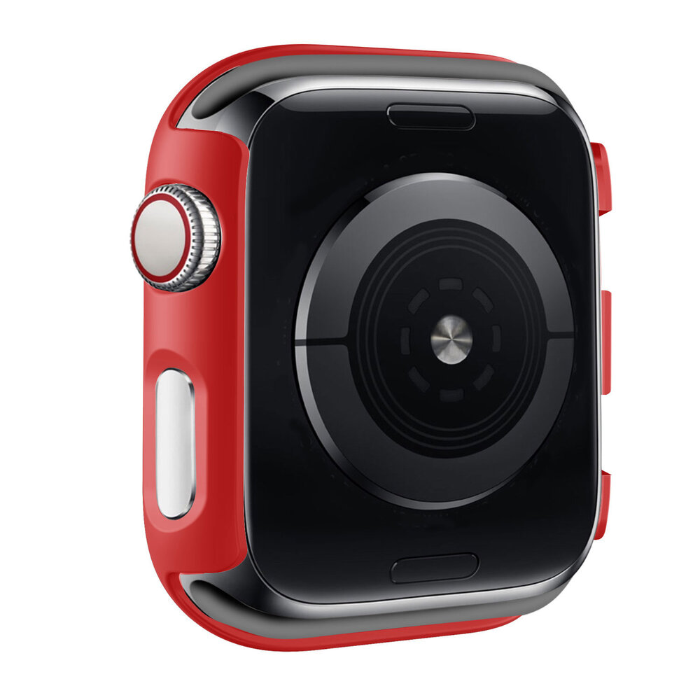 Strap-it® Strap-it Apple Watch Hard Case mit Glass (Rot)