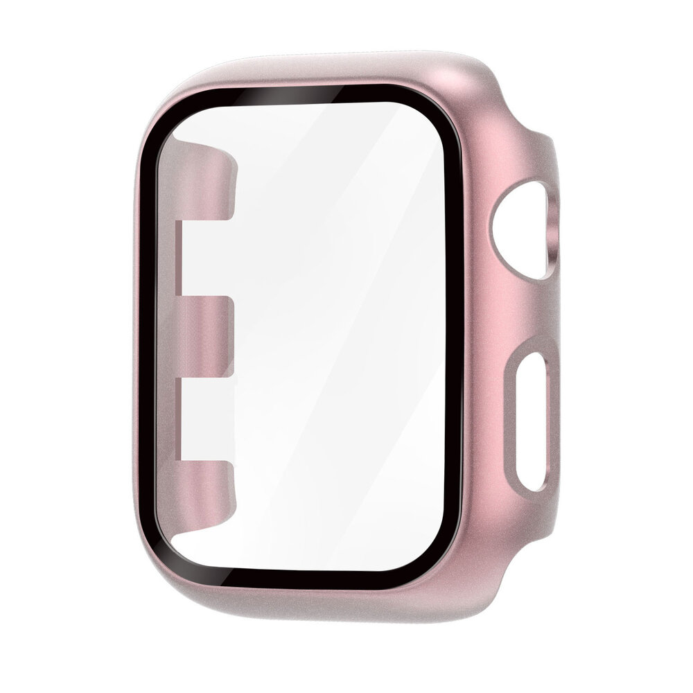 Apple Watch Hard Case mit Glass Rose Smartwatcharmbaender