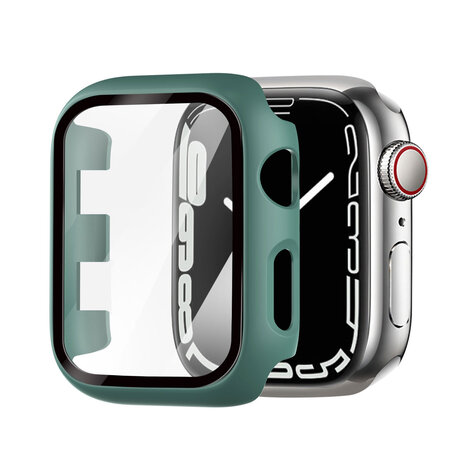 Strap-it® Strap-it Apple Watch Hard Case mit Glass (Viridian)