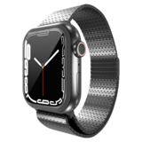 Strap-it® Apple Watch Metall Mesh Armband (Schwarz)