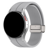 Strap-it® Samsung Galaxy Watch 4 44mm magnetisch D-Buckle Armband (Grau) Strap-it® Samsung Galaxy Watch 4 44mm magnetisch D-Buckle Armband (Grau)
