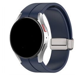 Strap-it® Samsung Galaxy Watch 4 44mm magnetisch D-Buckle Armband (Dunkelblau) Strap-it® Samsung Galaxy Watch 4 44mm magnetisch D-Buckle Armband (Dunkelblau)