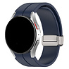 Strap-it® Strap-it Samsung Galaxy Watch 4 44mm magnetisch D-Buckle Armband (Dunkelblau) Strap-it® Strap-it Samsung Galaxy Watch 4 44mm magnetisch D-Buckle Armband (Dunkelblau)