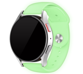 Strap-it® Samsung Galaxy Watch 4 44mm Glow in the Dark Armband (Limone) Strap-it® Samsung Galaxy Watch 4 44mm Glow in the Dark Armband (Limone)