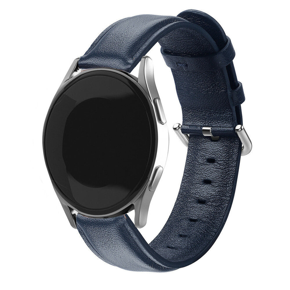 Strap-it® Strap-it Samsung Galaxy Watch 4 40mm Lederarmband (Dunkelblau)
