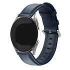 Strap-it® Strap-it Samsung Galaxy Watch 4 44mm Lederarmband (Dunkelblau)