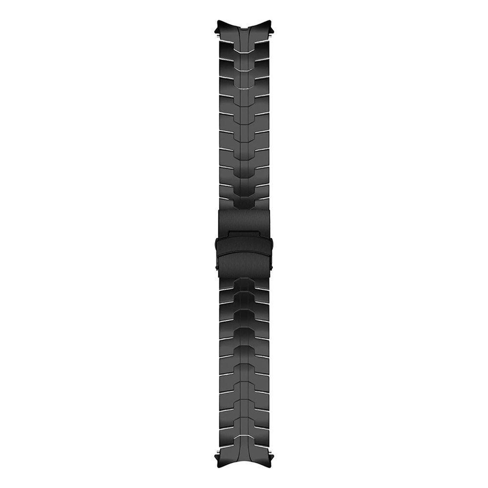 Strap-it® Strap-it Samsung Galaxy Watch 4 44mm Stahl-eisen Armband (Schwarz) Strap-it® Strap-it Samsung Galaxy Watch 4 44mm Stahl-eisen Armband (Schwarz)
