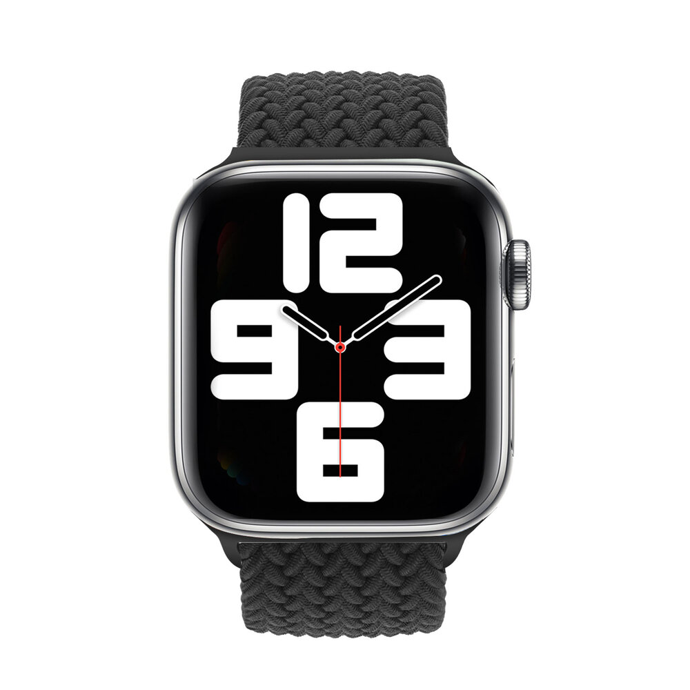 Strap-it® Strap-it Apple Watch Geflochten Nylon Armband (Schwarz) Strap-it® Strap-it Apple Watch Geflochten Nylon Armband (Schwarz)