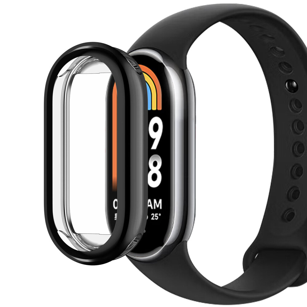 Strap-it® Strap-it Xiaomi Smart Band 8 TPU Hülle (Schwarz) Strap-it® Strap-it Xiaomi Smart Band 8 TPU Hülle (Schwarz)