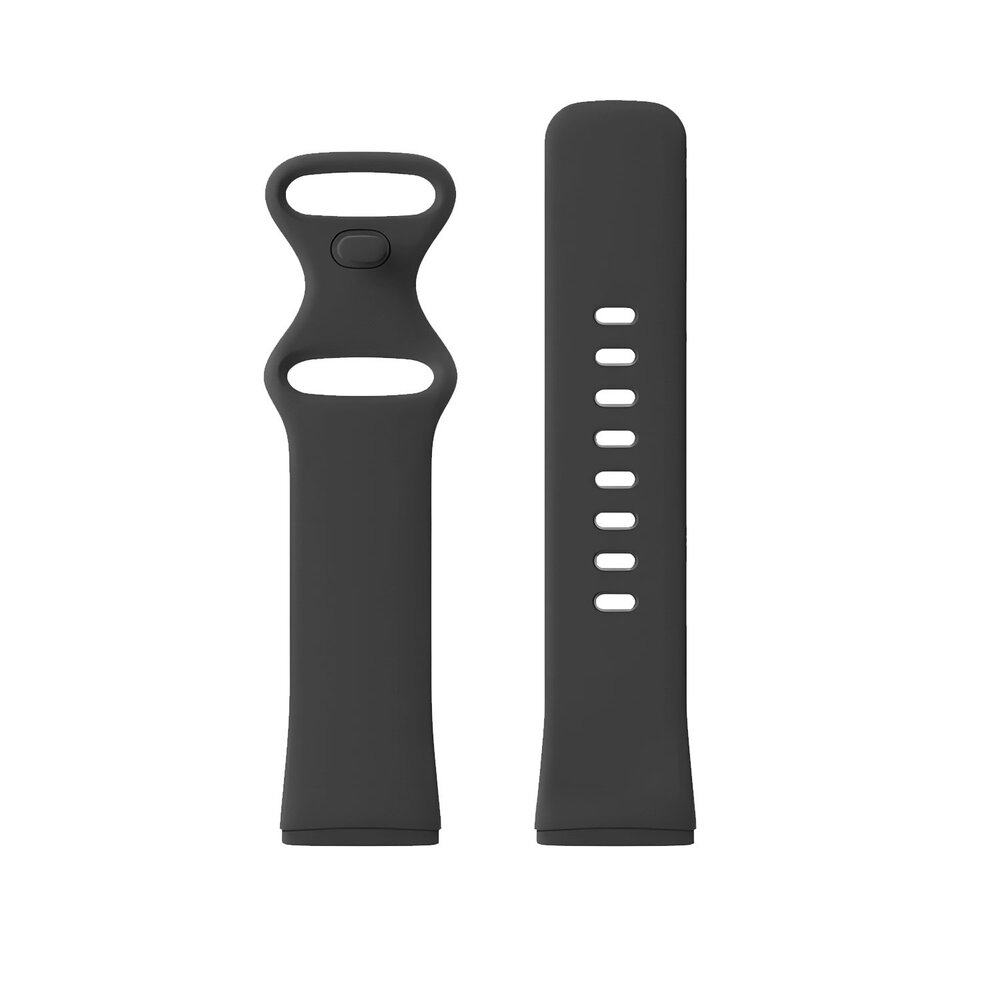 Strap-it® Strap-it Fitbit Versa 4 Silikon Armband Classic (Schwarz) Strap-it® Strap-it Fitbit Versa 4 Silikon Armband Classic (Schwarz)