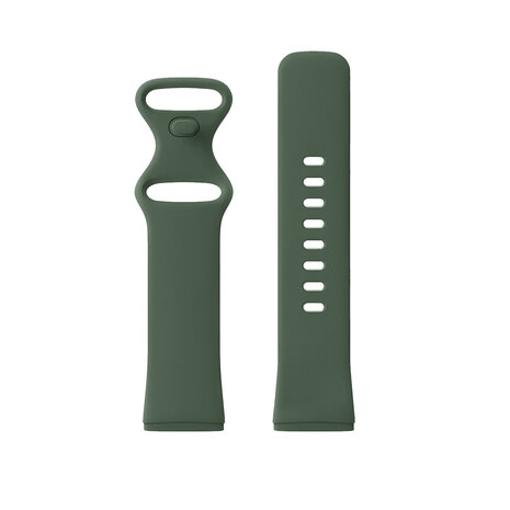 Strap-it® Strap-it Fitbit Versa 4 Silikon Armband Classic (Dunkelgrün) Strap-it® Strap-it Fitbit Versa 4 Silikon Armband Classic (Dunkelgrün)