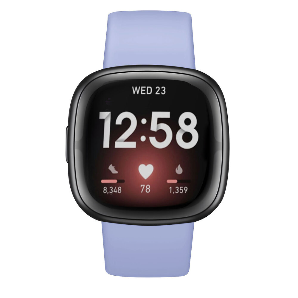 Strap-it® Strap-it Fitbit Sense Silikon Armband Classic (Lavendel) Strap-it® Strap-it Fitbit Sense Silikon Armband Classic (Lavendel)
