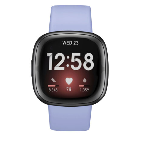 Strap-it® Strap-it Fitbit Sense Silikon Armband Classic (Lavendel) Strap-it® Strap-it Fitbit Sense Silikon Armband Classic (Lavendel)