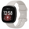 Strap-it® Strap-it Fitbit Sense Silikon Armband Classic (Gebrochenes Weiß) Strap-it® Strap-it Fitbit Sense Silikon Armband Classic (Gebrochenes Weiß)