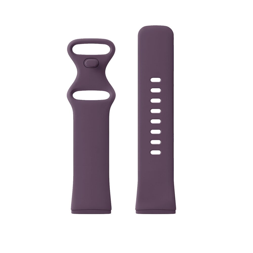 Strap-it® Strap-it Fitbit Sense 2 Silikon Armband Classic (Dunkelviolett) Strap-it® Strap-it Fitbit Sense 2 Silikon Armband Classic (Dunkelviolett)