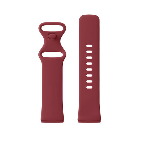 Strap-it® Strap-it Fitbit Sense 2 Silikon Armband Classic (Weinrot) Strap-it® Strap-it Fitbit Sense 2 Silikon Armband Classic (Weinrot)