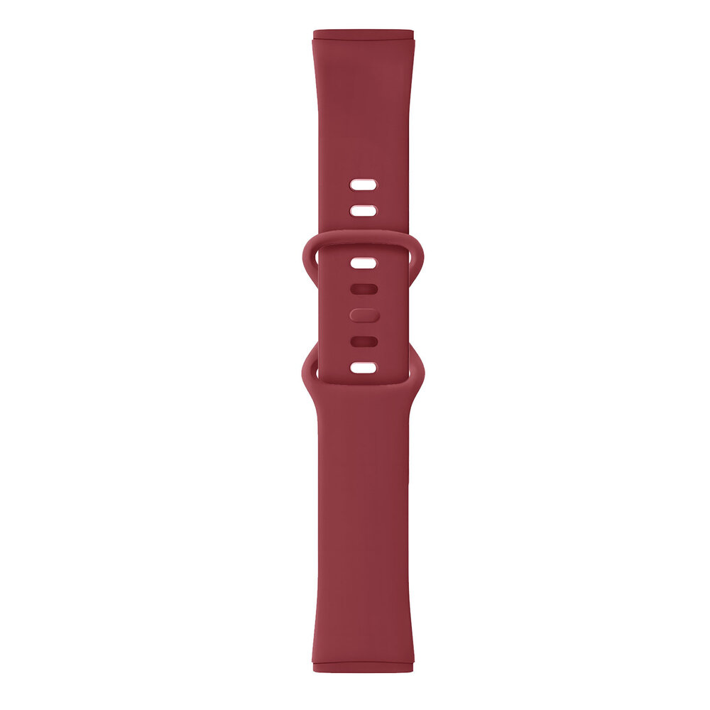 Strap-it® Strap-it Fitbit Sense 2 Silikon Armband Classic (Weinrot) Strap-it® Strap-it Fitbit Sense 2 Silikon Armband Classic (Weinrot)