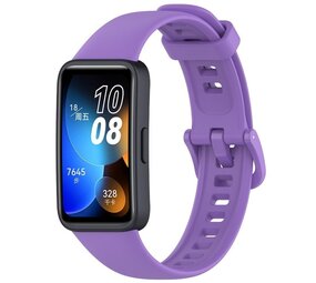 Strap-it® Huawei Band 8 Silikon Armband (Lila) Strap-it® Huawei Band 8 Silikon Armband (Lila)