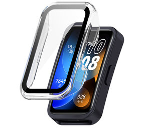 Huawei Band 8 PC H lle mit Glas Transparent