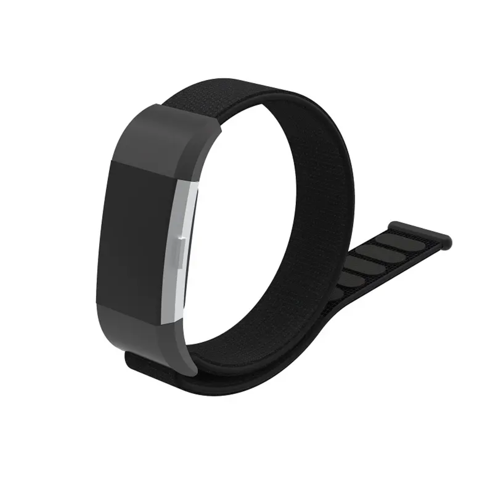 Strap-it® Strap-it Fitbit Charge 2 Nylonarmband (Schwarz) Strap-it® Strap-it Fitbit Charge 2 Nylonarmband (Schwarz)