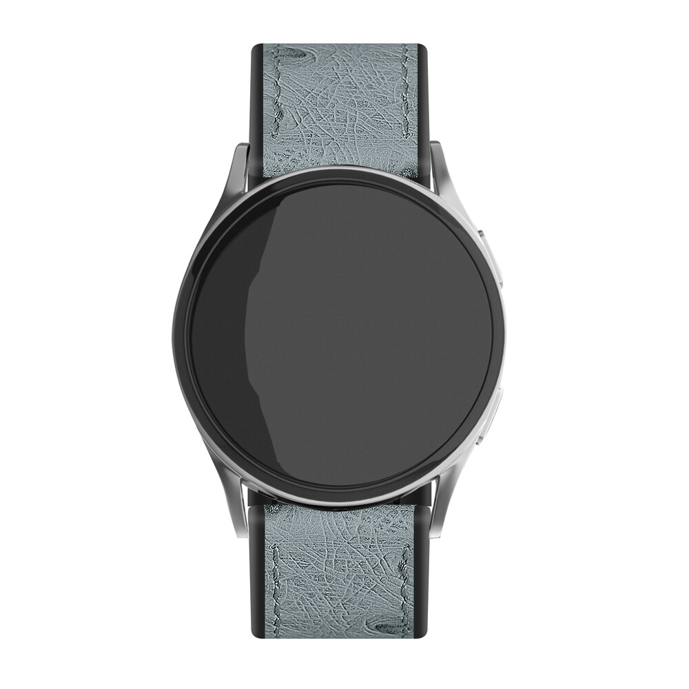 Strap-it® Strap-it Samsung Galaxy Watch 6 - 40mm Hybrid Leder Armband (Grau) Strap-it® Strap-it Samsung Galaxy Watch 6 - 40mm Hybrid Leder Armband (Grau)