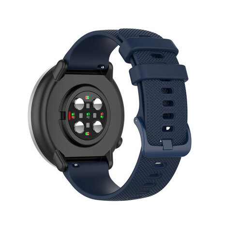 Strap-it® Strap-it Samsung Galaxy Watch 6 - 40mm Premium Silikon Armband (Dunkelblau)