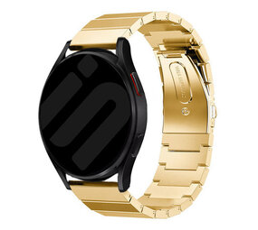 Strap-it® Samsung Galaxy Watch 6 - 40mm Glattes Stahlarmband (Gold) Strap-it® Samsung Galaxy Watch 6 - 40mm Glattes Stahlarmband (Gold)