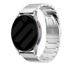 Strap-it® Samsung Galaxy Watch 6 - 40mm Glattes Stahlarmband (Silber) Strap-it® Samsung Galaxy Watch 6 - 40mm Glattes Stahlarmband (Silber)